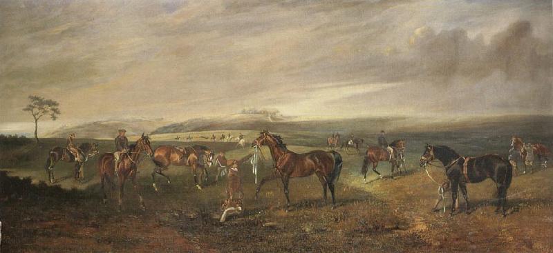 James Lynwood Palmer Riding Out on the Kingsclere Gallops oil painting image